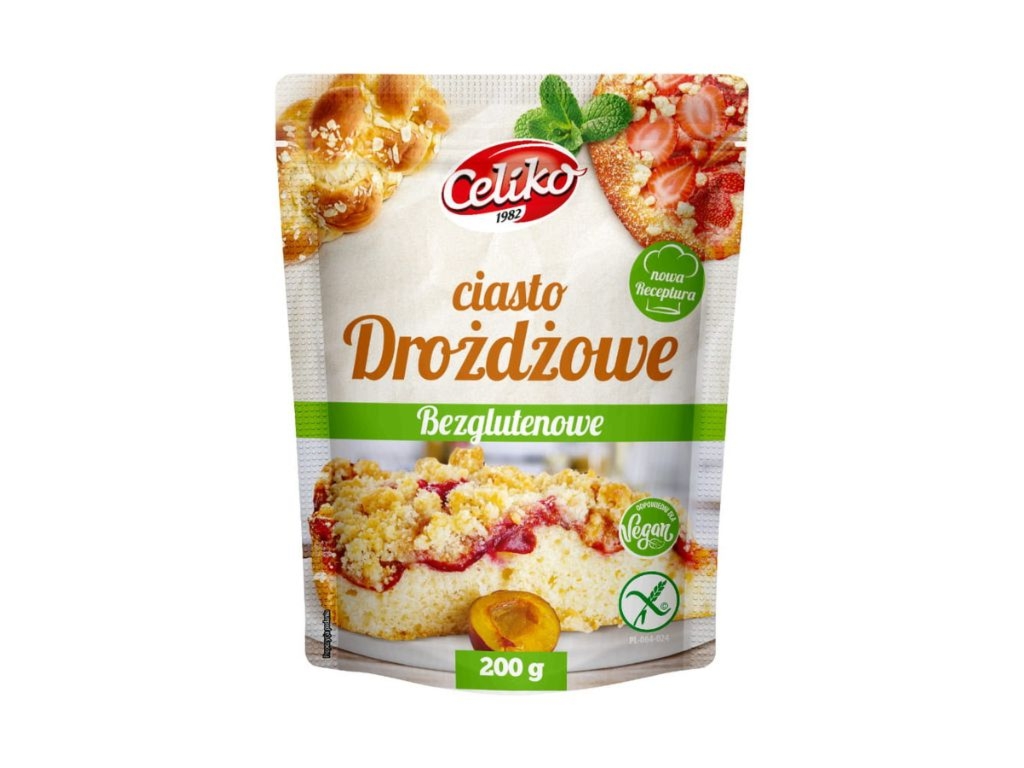 Ciasto drożdzowe bezglutenowe 200g - Celiko