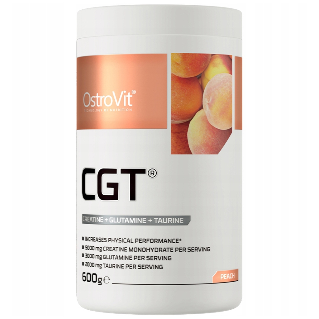 OstroVit CGT 600 g brzoskwinia (kreatyna + glutamina + tauryna) - Ostrovit
