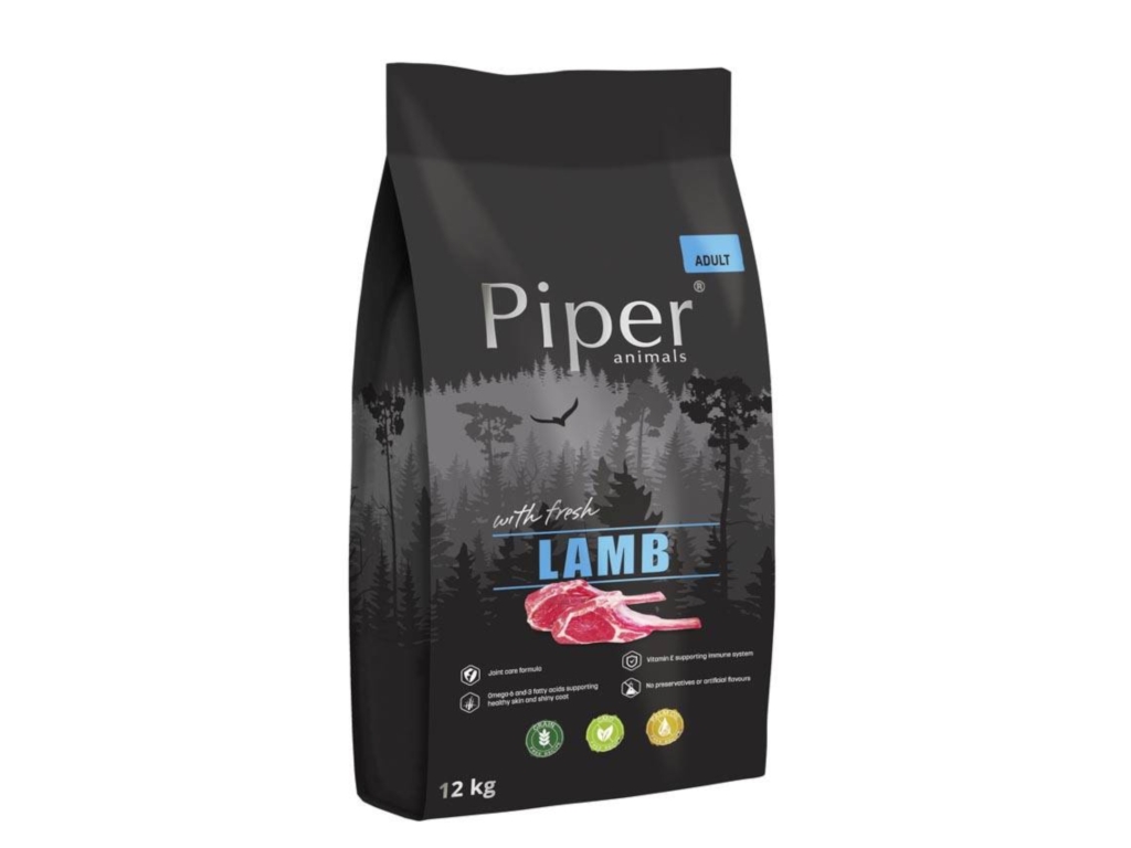 PIPER Sucha karma dla psa z jagnięciną 12 kg