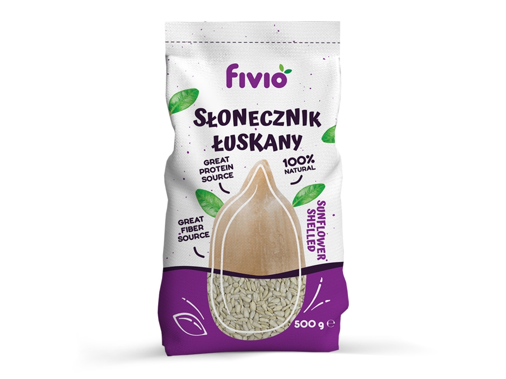 Słonecznik łuskany 500g - Fivio