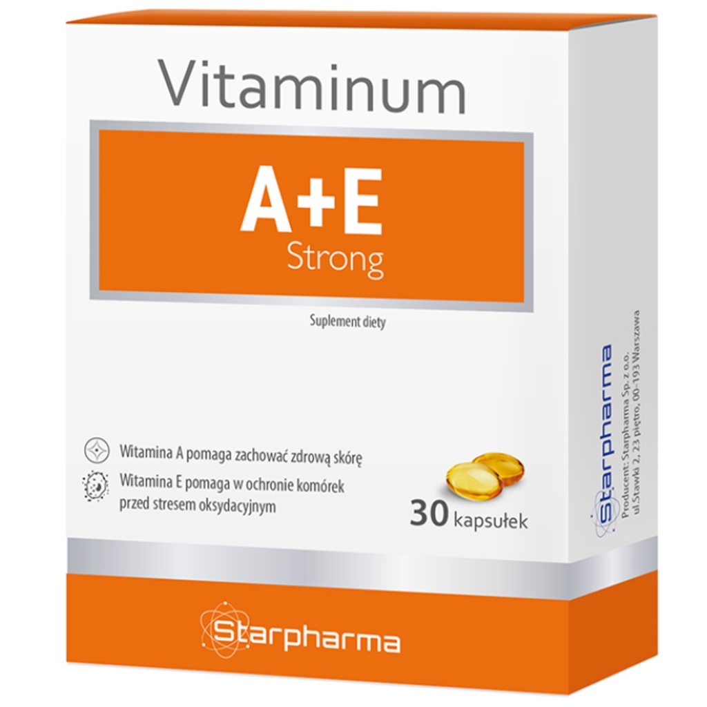 STARPHARMA VITAMINUM A+E STRONG 30 kaps - Starpharma