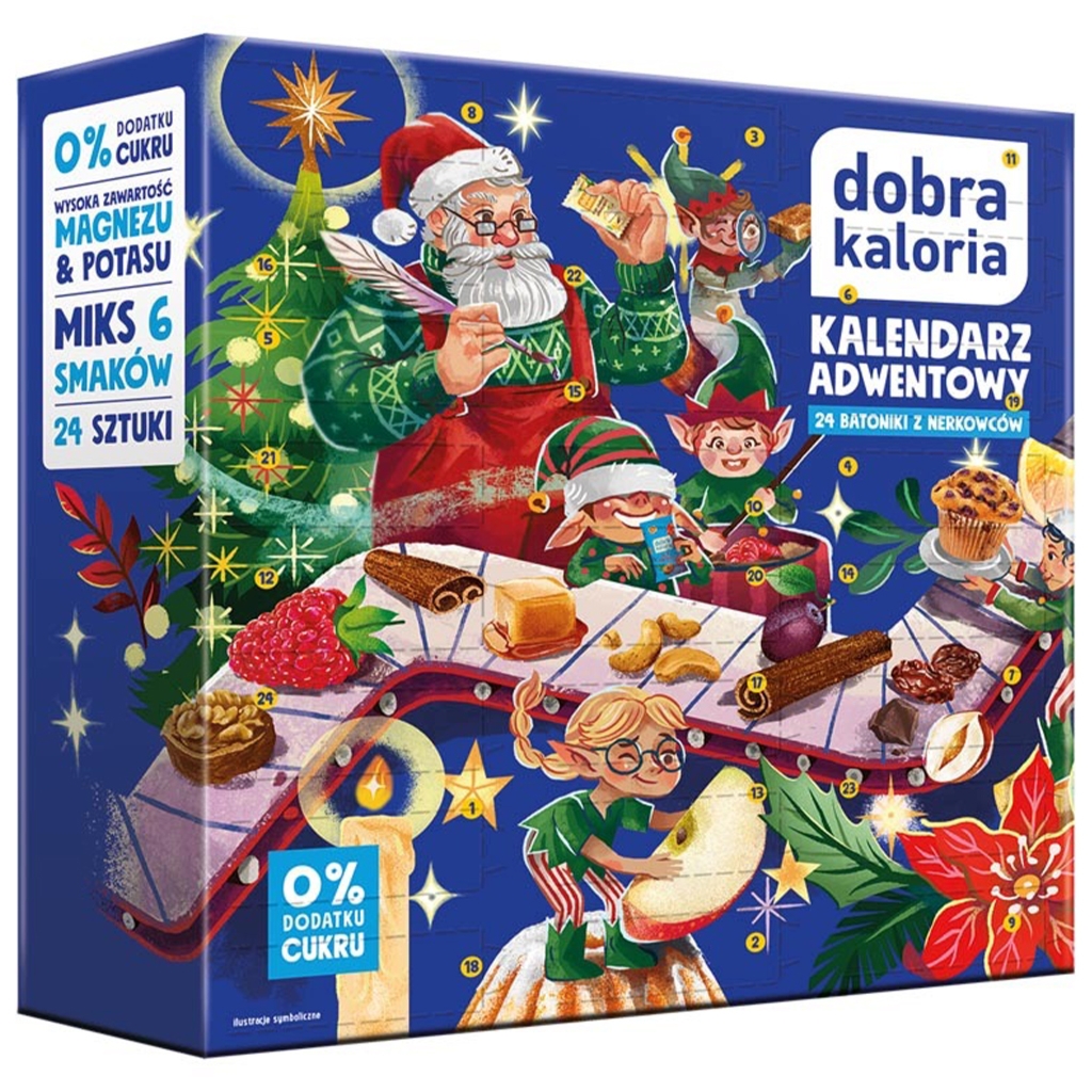 Dobra Kaloria Kalendarz adwentowy Dobra Kaloria, 24*17g - Dobra Kaloria