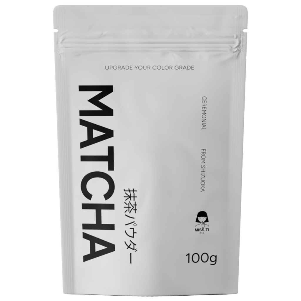 MISS TI BIO CEREMONIAL GREEN TEA MATCHA SHIZUOKA POWDER 100g - Miss Ti