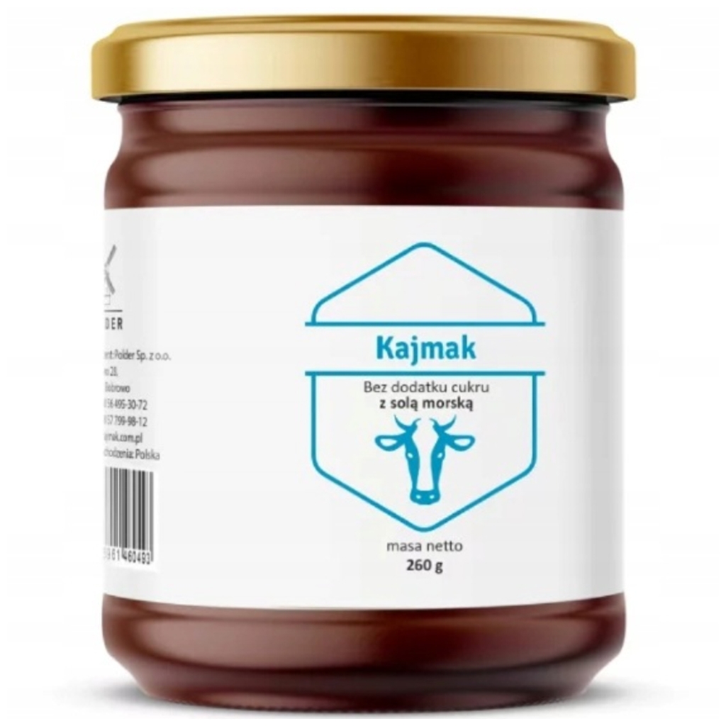 Polder Kajmak bez dodatku cukru z solą morską 260g - Polder