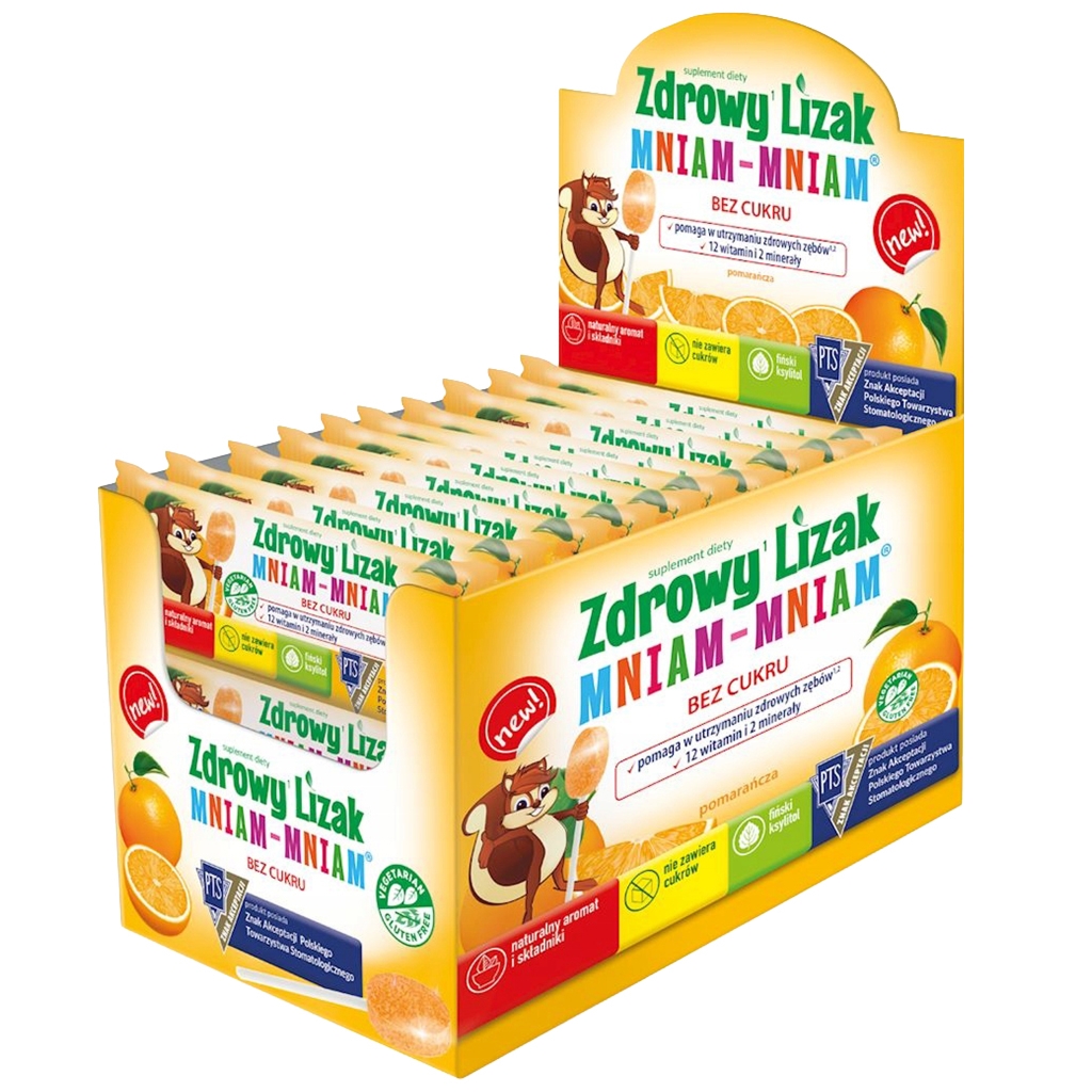 STARPHARMA Lizak pomarańcza display 40 szt - Starpharma