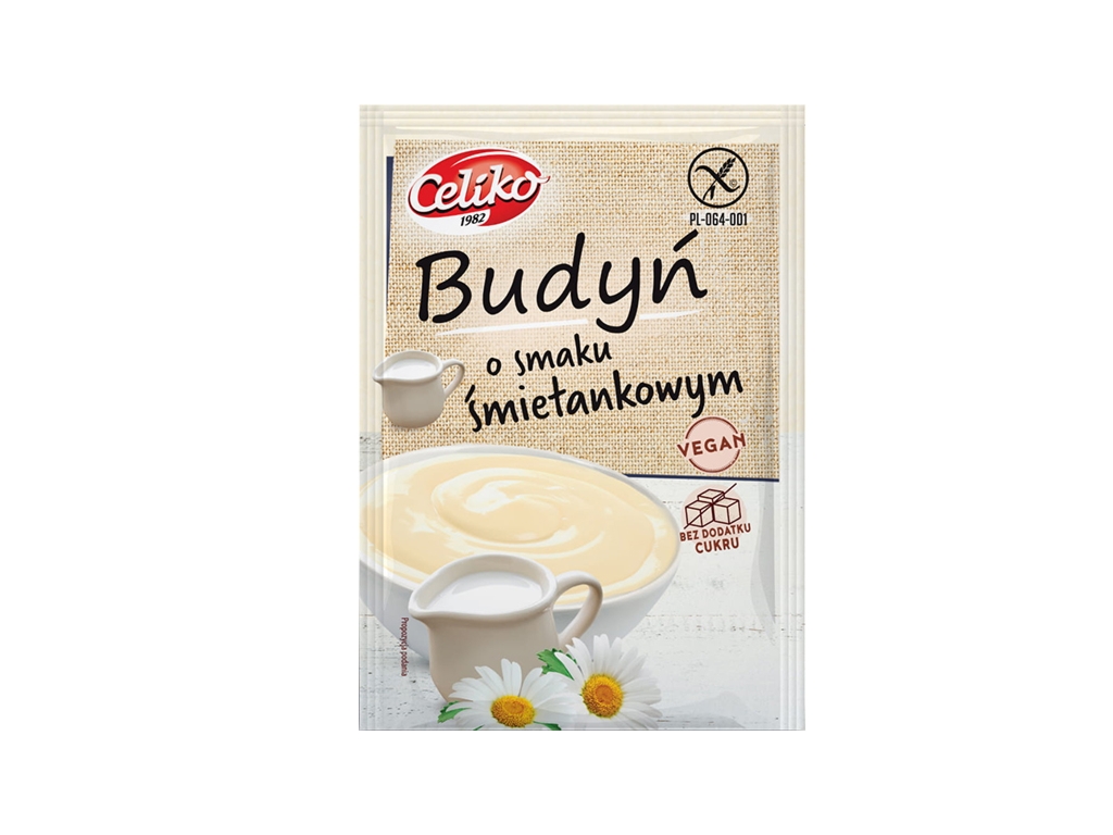 Budyń o smaku śmietankowym 40g - Celiko