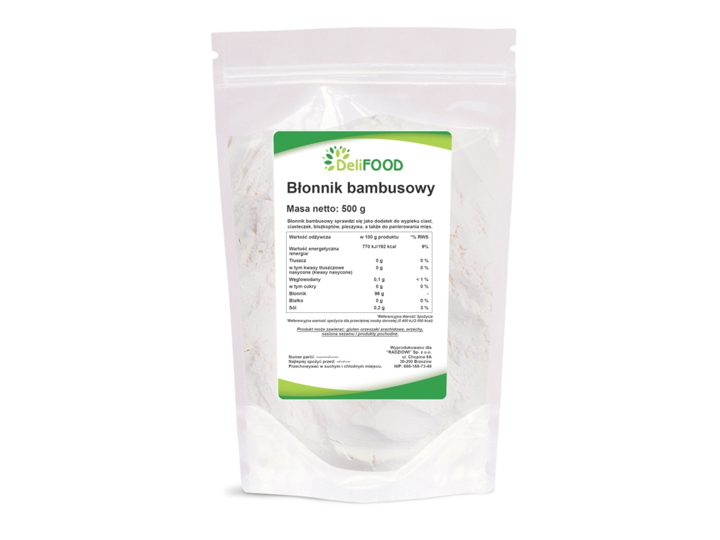Błonnik bambusowy 500g - Delifood