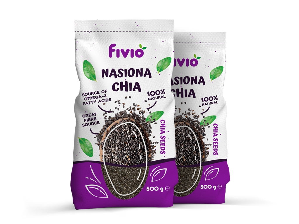 Nasiona Chia 1 kg - Fivio