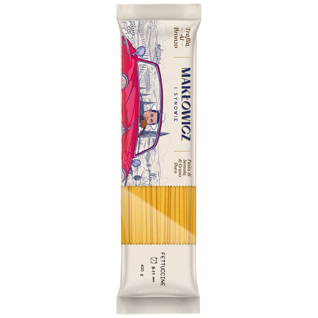 MAKŁOWICZ I SYNOWIE Makaron Fettuccine 400 G - Makłowicz I Synowie