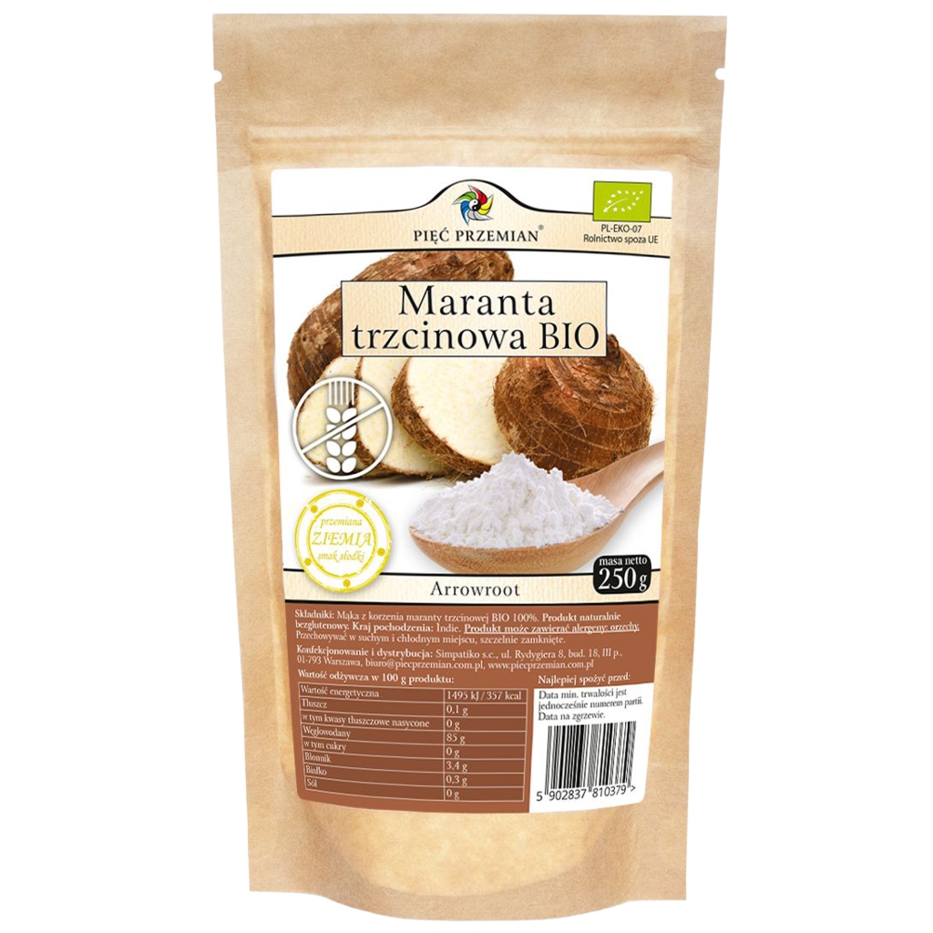 Maranta trzcinowa BIO 250 g - Pięć Przemian