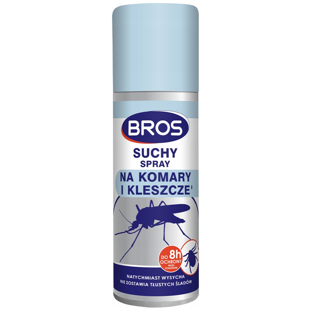 BROS Spray suchy na komary i kleszcze 90 ml