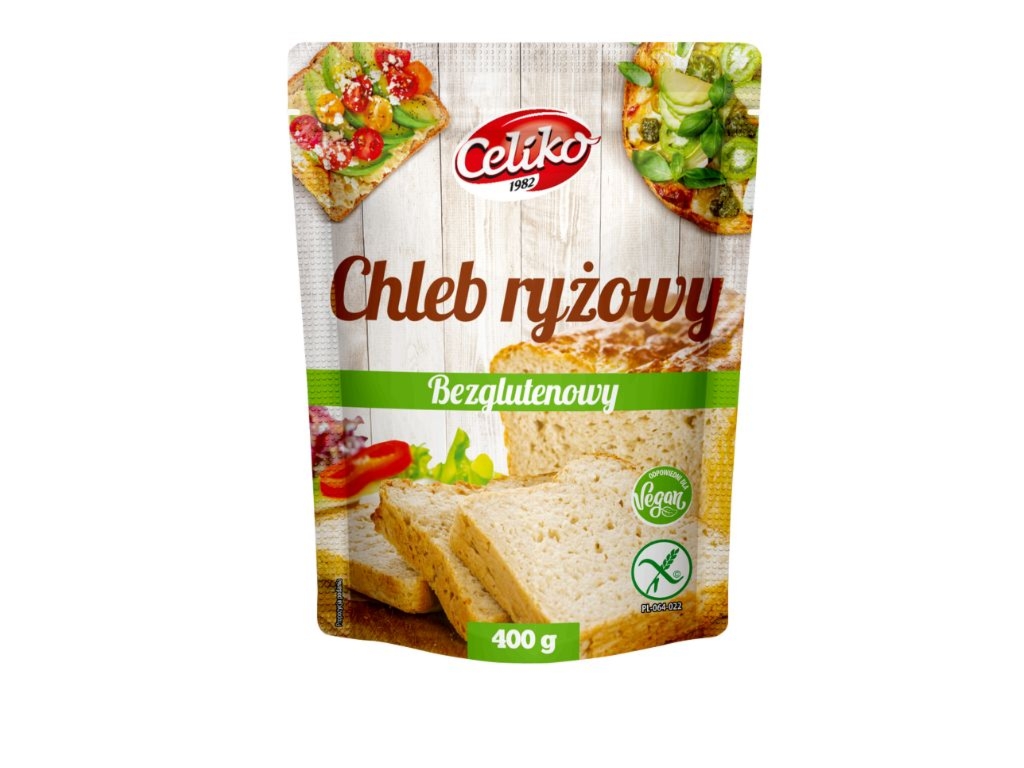 Chleb ryżowy bezglutenowy 400g - Celiko