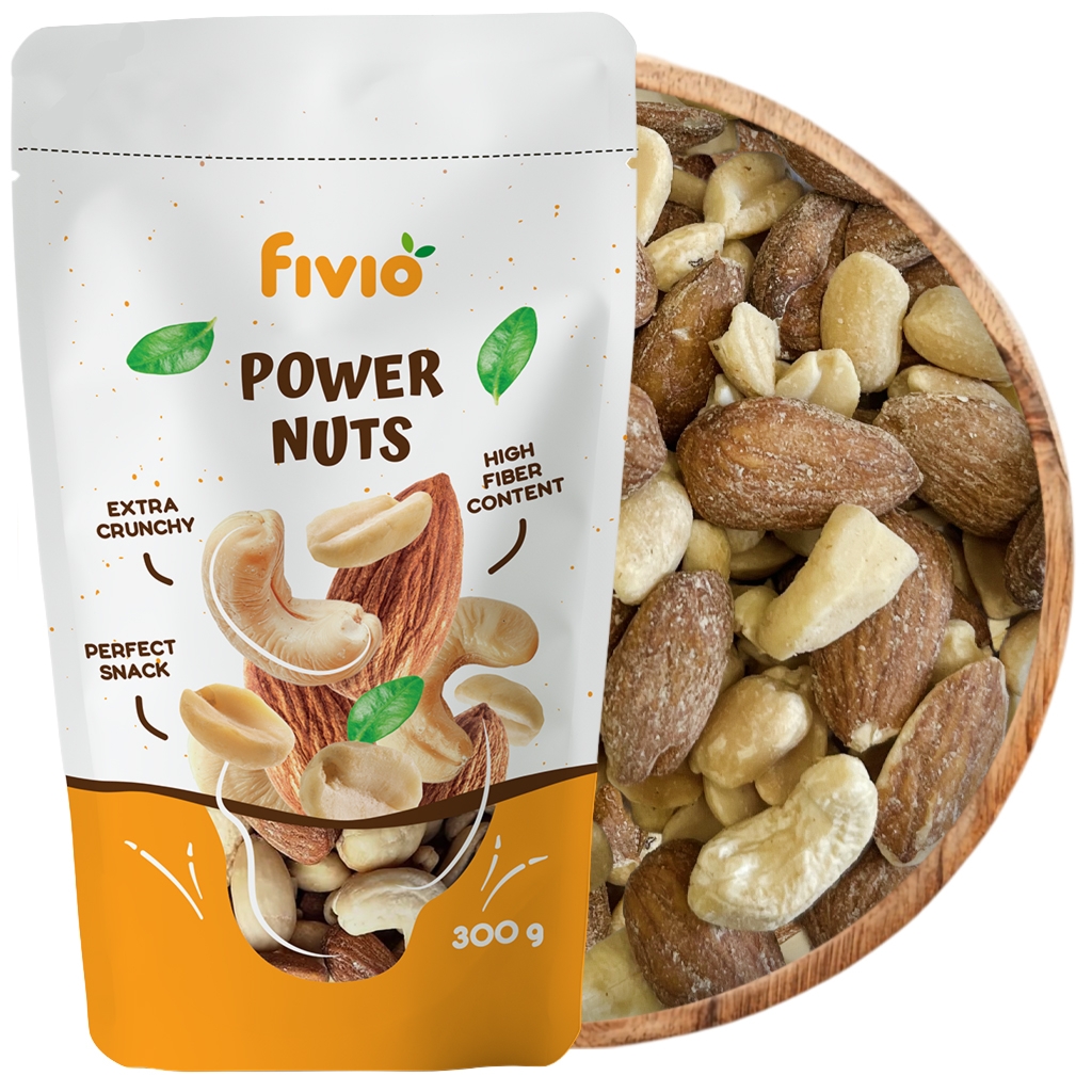 fivio Mix orzechów Power Nuts 300g - Fivio