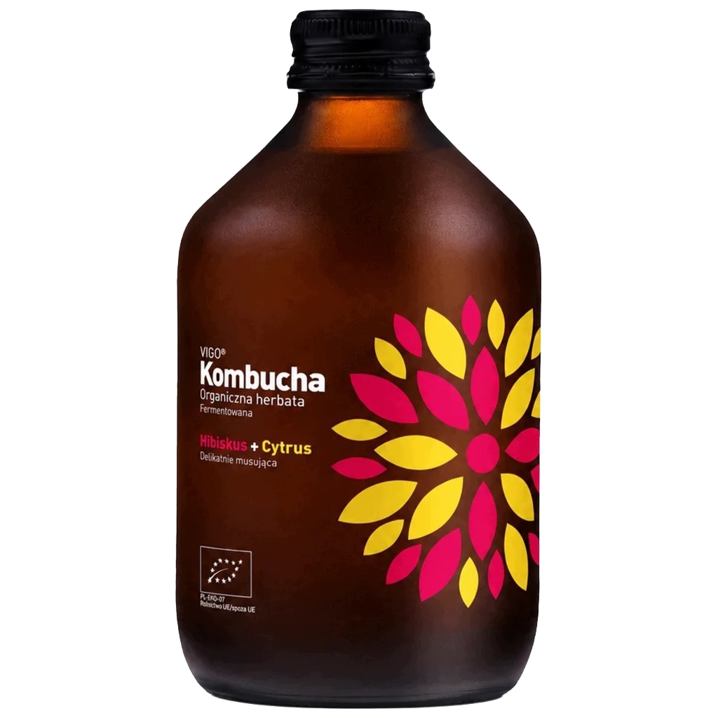 VIGO Kombucha BIO Hibiskus+Cytrus 330ml - Vigo