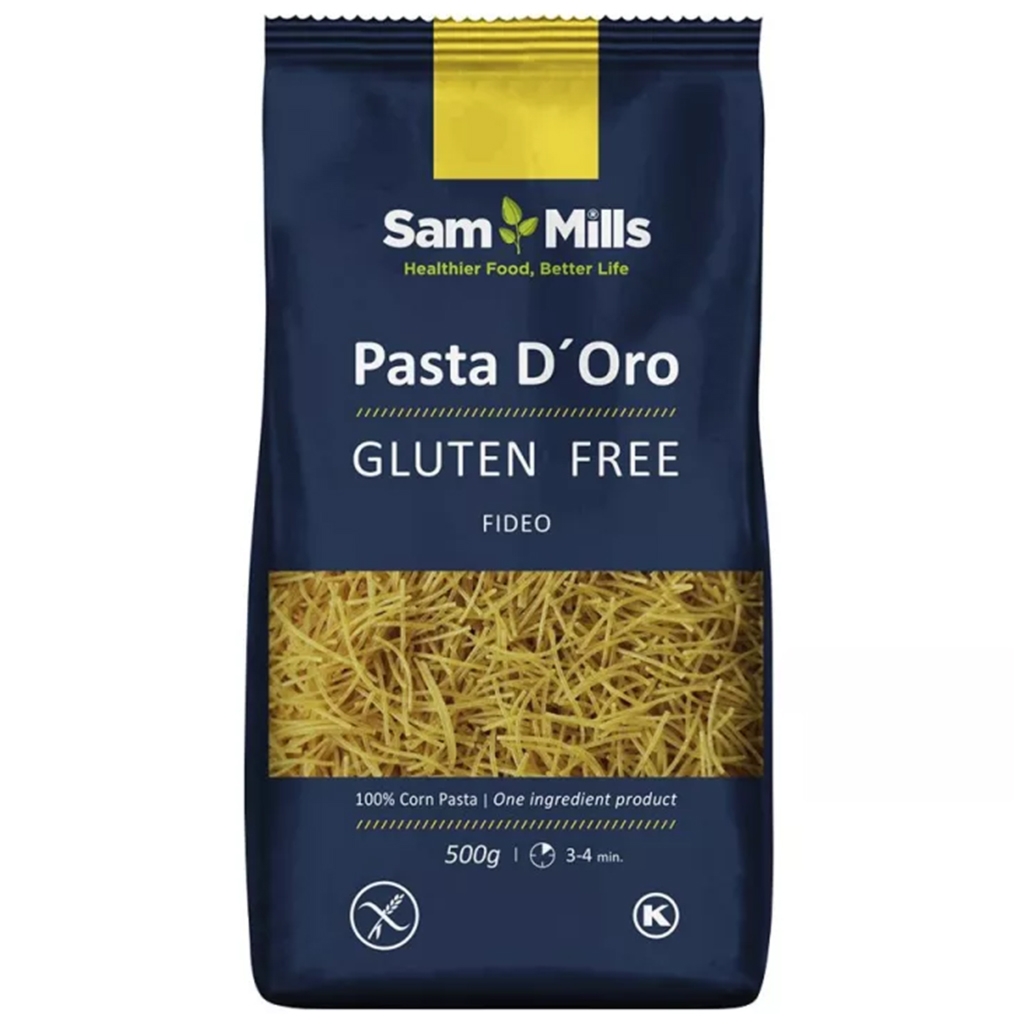 Makaron kukurydziany nitki bezglutenowy 500g - Sam Mills