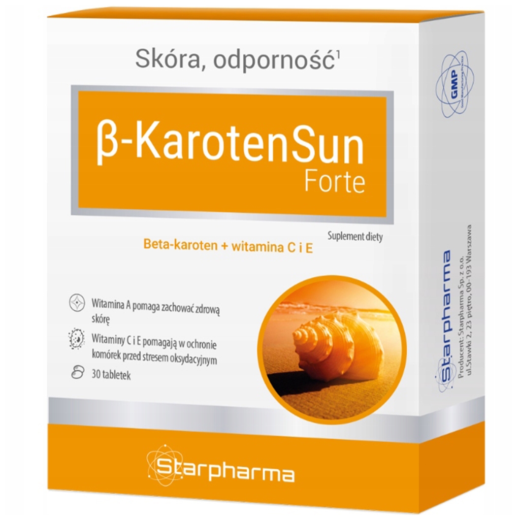 STARPHARMA BETA-KAROTEN SunFORTE 30 tab. - Starpharma