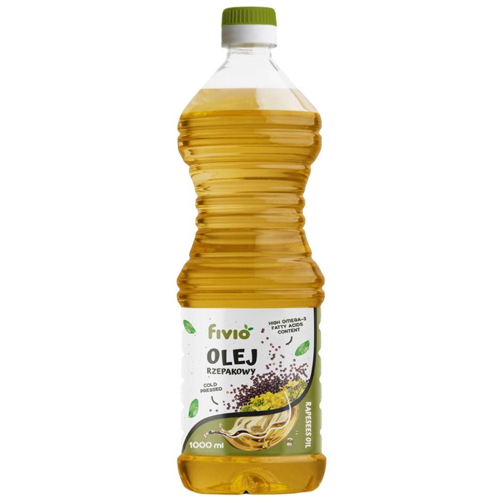 Olej rzepakowy nierafinowany 1000ml - Fivio