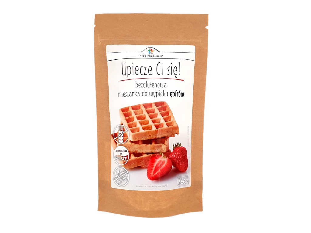 Mieszanka bezglut. na gofry 350g Pięć P. - Pięć Przemian