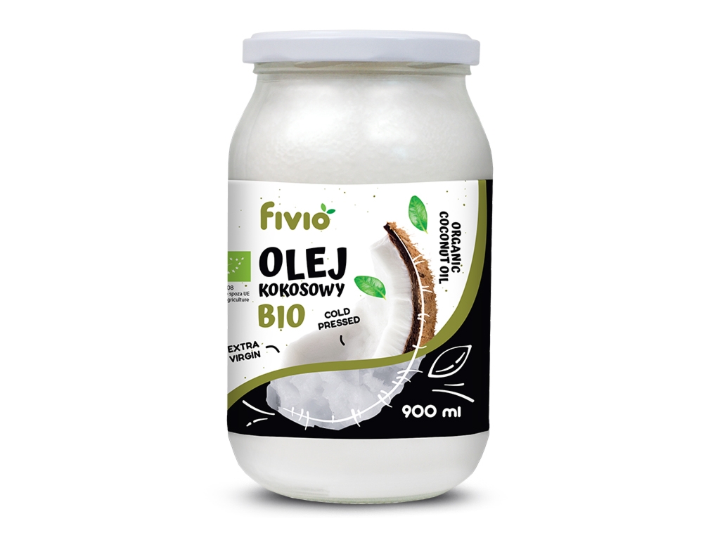 fivio BIO Olej kokosowy nierafinowany 900ml