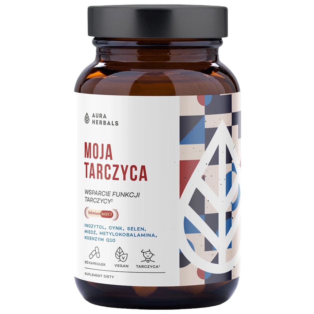 AURA HERBALS Moja Tarczyca, Wsparcie Funkcji Tarczycy, kapsułki 60 szt. - Aura Herbals