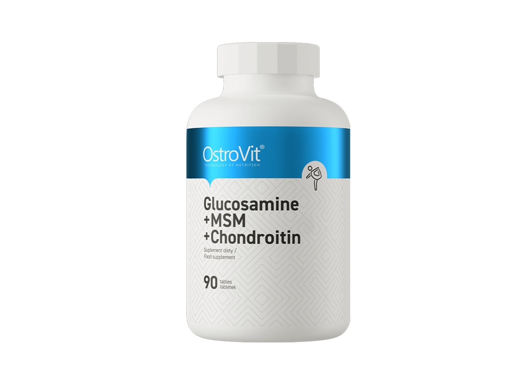 Glukozamina + MSM + Chondroityna 90 tabletek - Ostrovit