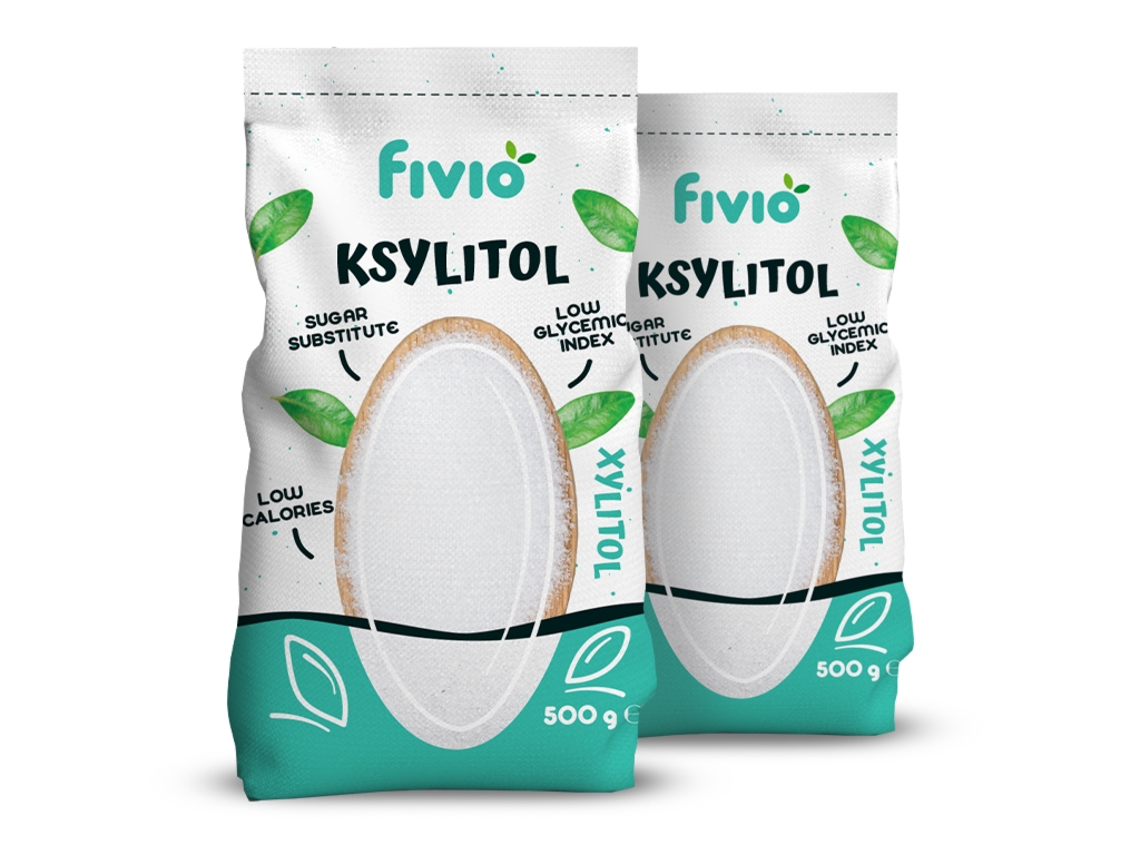 Ksylitol fiński - Cukier brzozowy 1 kg - Fivio