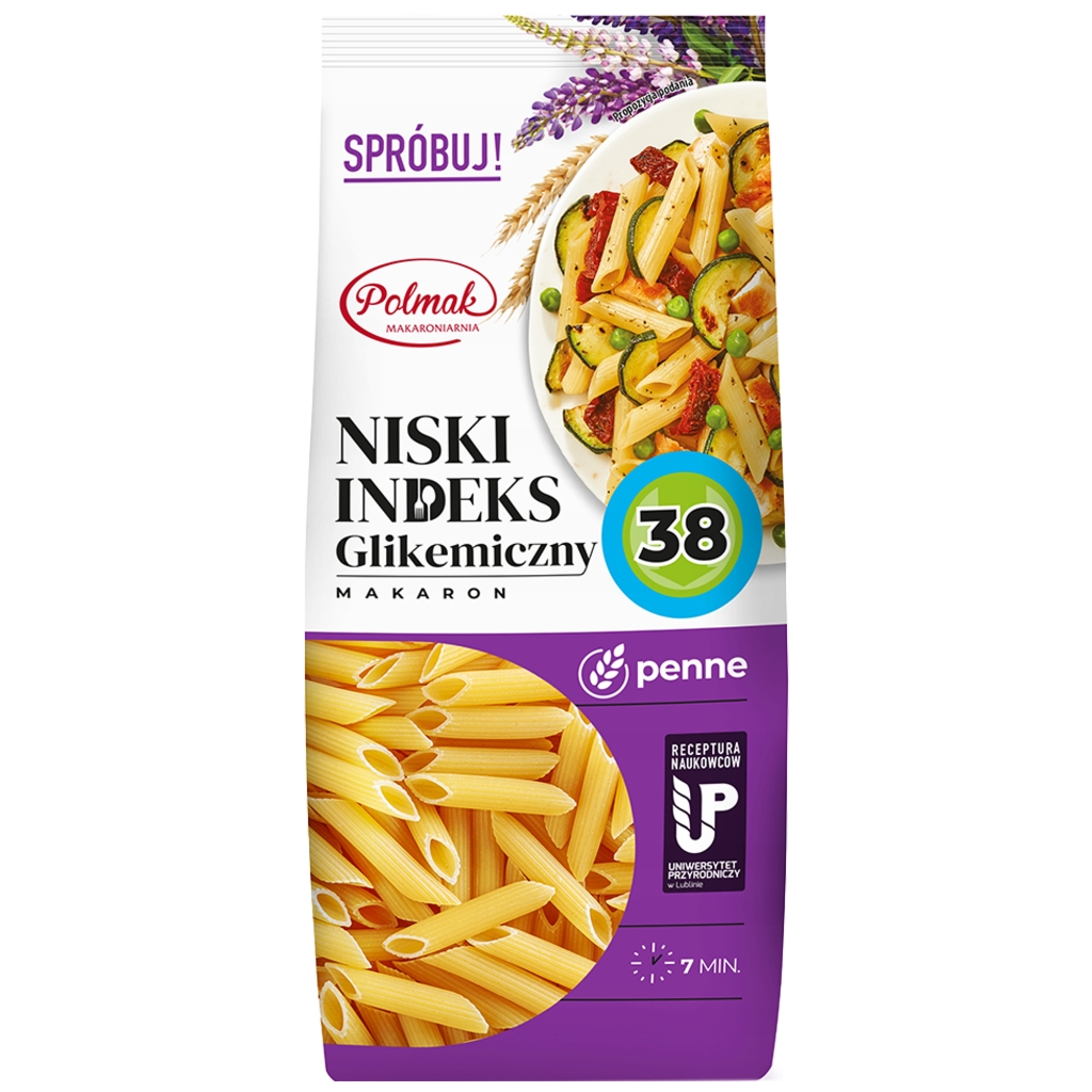 Makaron penne Niski indeks glikemiczny 250 g - Polmak