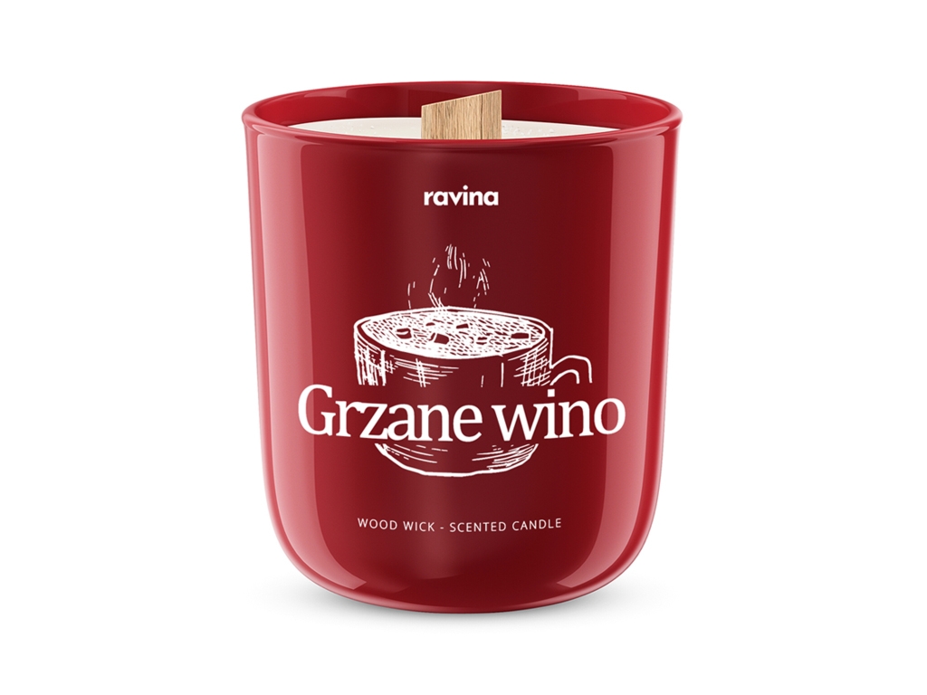 ravina Świeca zapachowa Grzane Wino 175g ravina