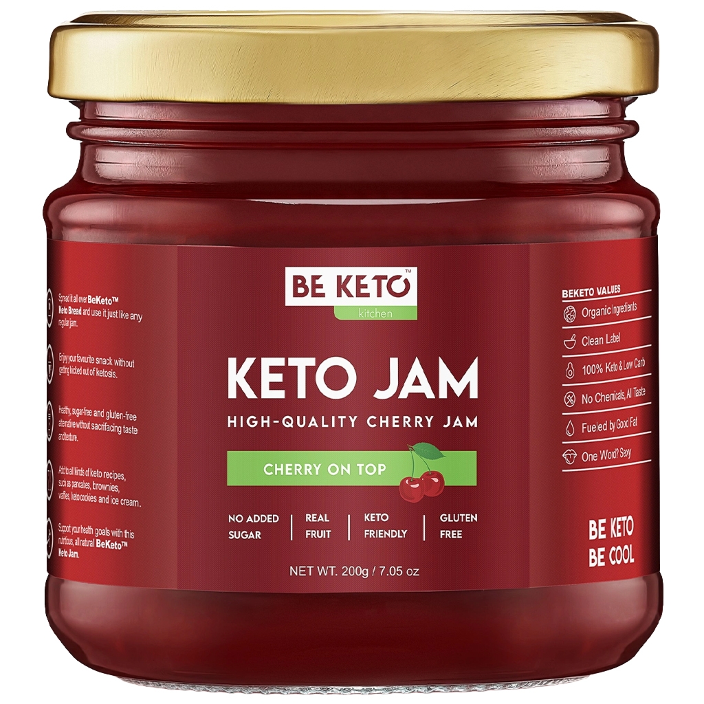 BE KETO Keto Dżem Wiśniowy 200 g
