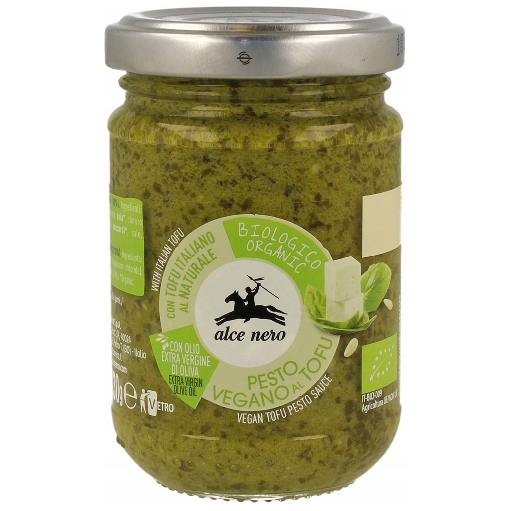 Pesto bazyliowe z tofu wegańskie bio 130 g - Alce Nero