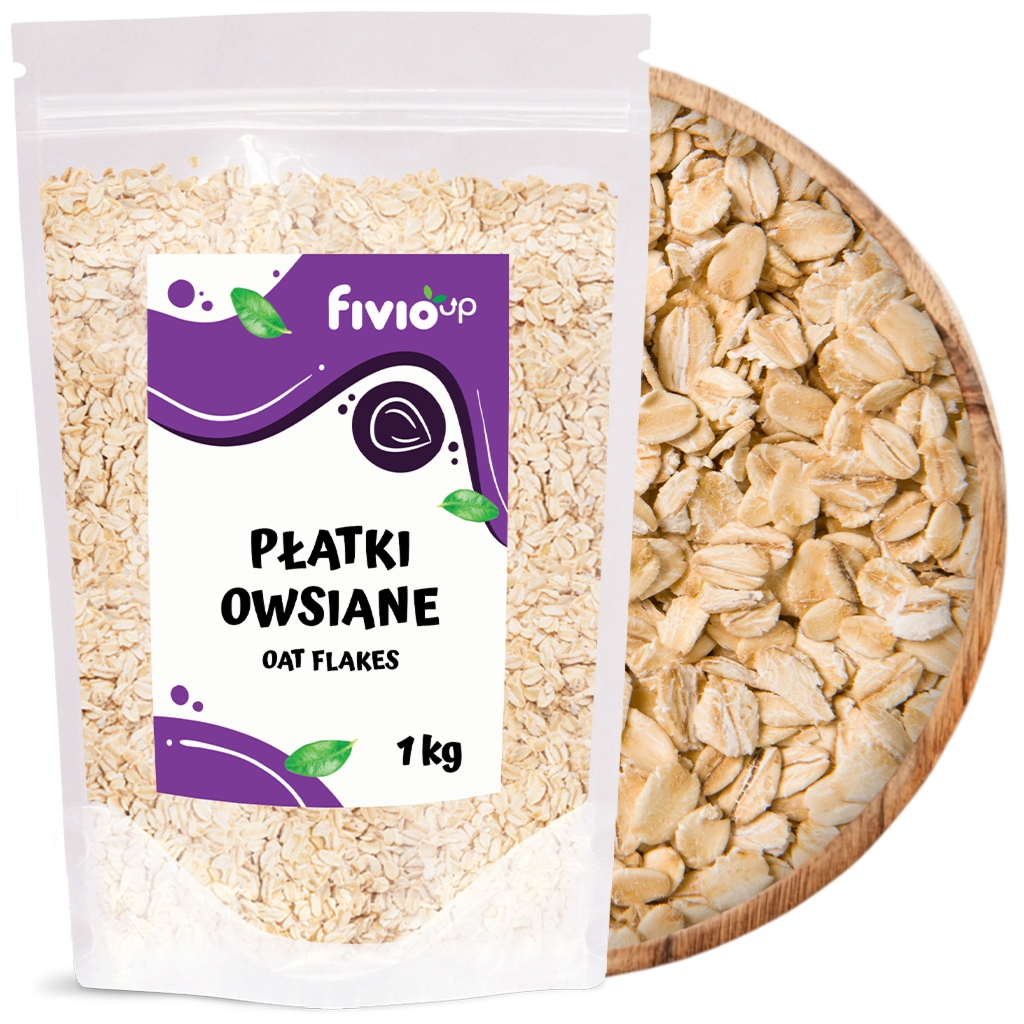 Płatki owsiane górskie extra 1 kg  fivio Up - Fivio