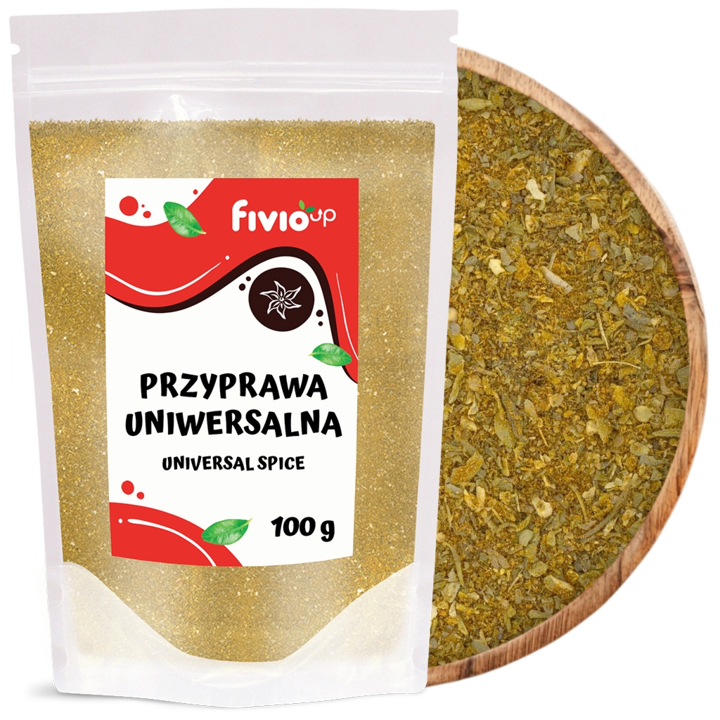 Przyprawa uniwersalna zamiast soli i pieprzu 100 g - Fivio