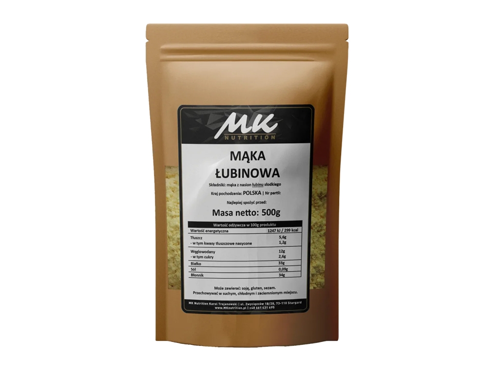 Mąka Łubinowa 500g MK Nutrition - Mk Nutrition