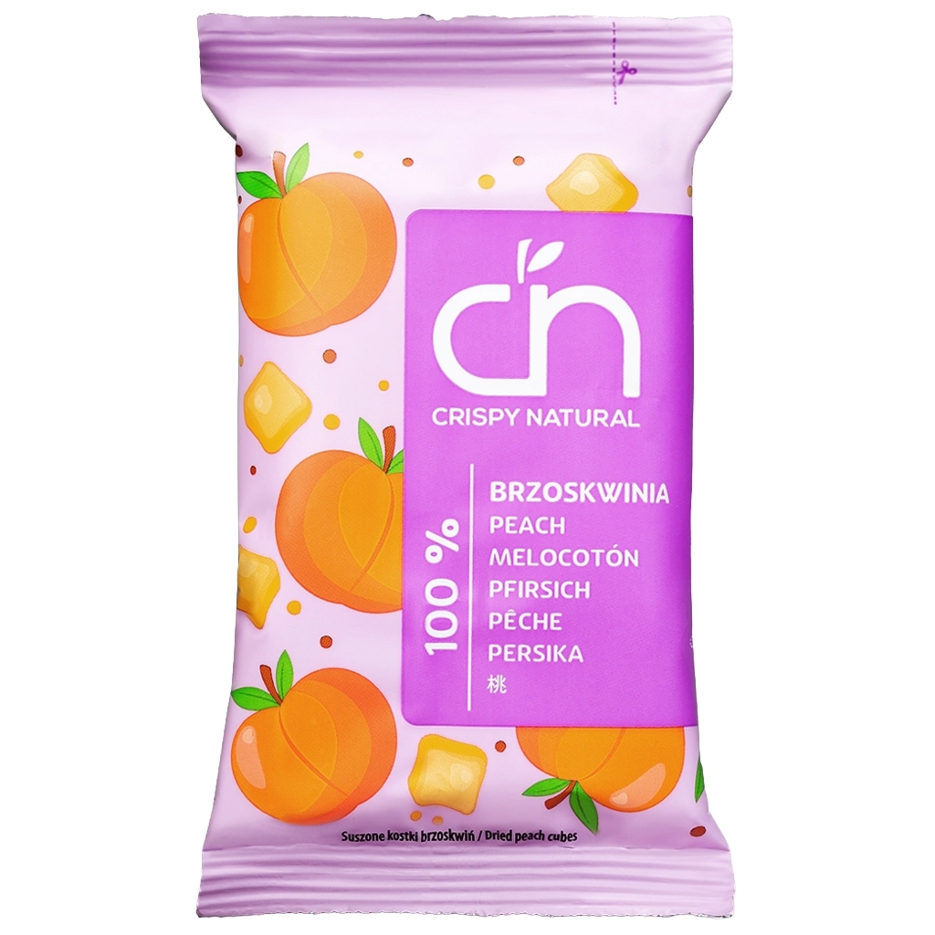 CRISPY NATURAL Brzoskwinia suszona 12g - Crispy Natural