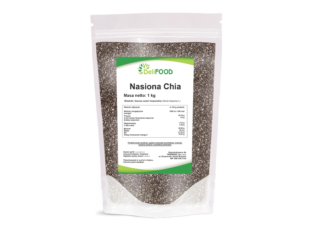Nasiona chia 1kg - Delifood