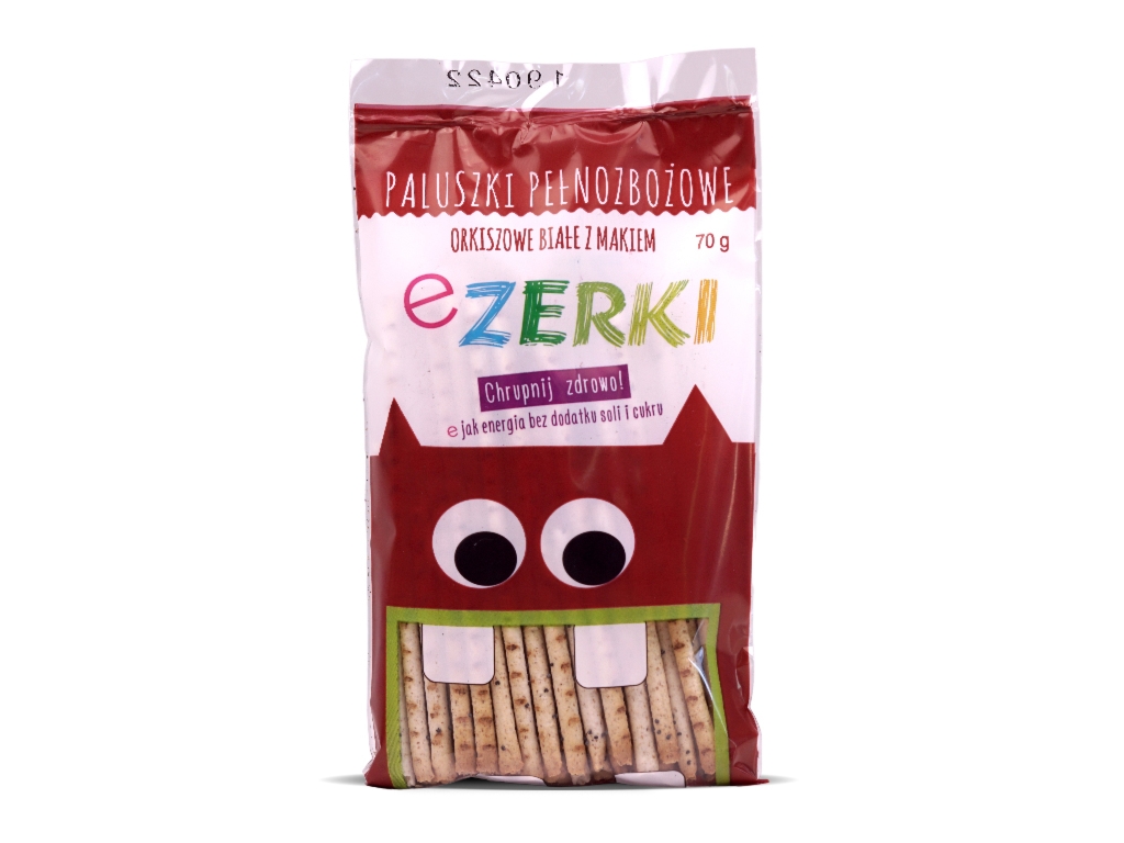 Paluszki Ezerki orkiszowe białe z makiem 70g - Prosto I W Drogę