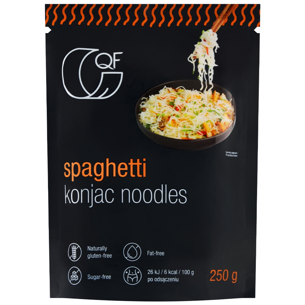 Quality Food MAKARON KONJAC SPAGHETTI 250G - Quality Food