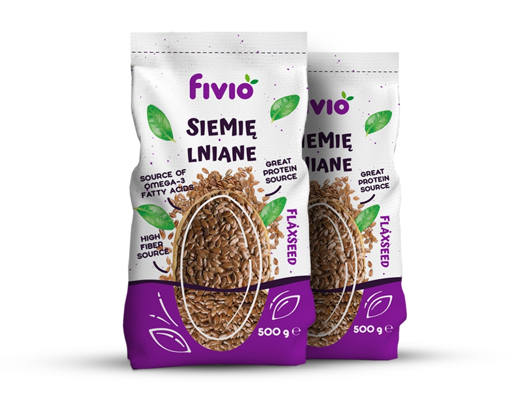 Siemię lniane 1 kg - Fivio