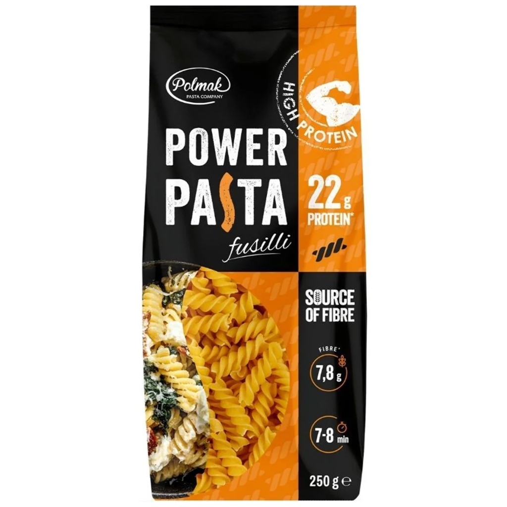 Makaron proteinowy fusilli Power Pasta 250 g - Polmak
