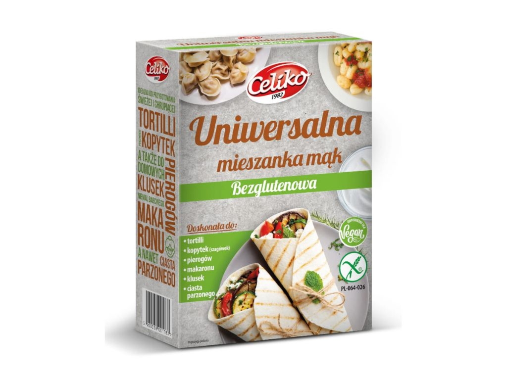 Uniwersalna mieszanka mąk bezglutenowa 200g - Celiko