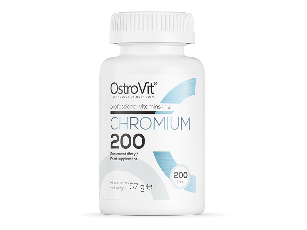 Chrom 200 mg 200 tabletek - OstroVit - Ostrovit