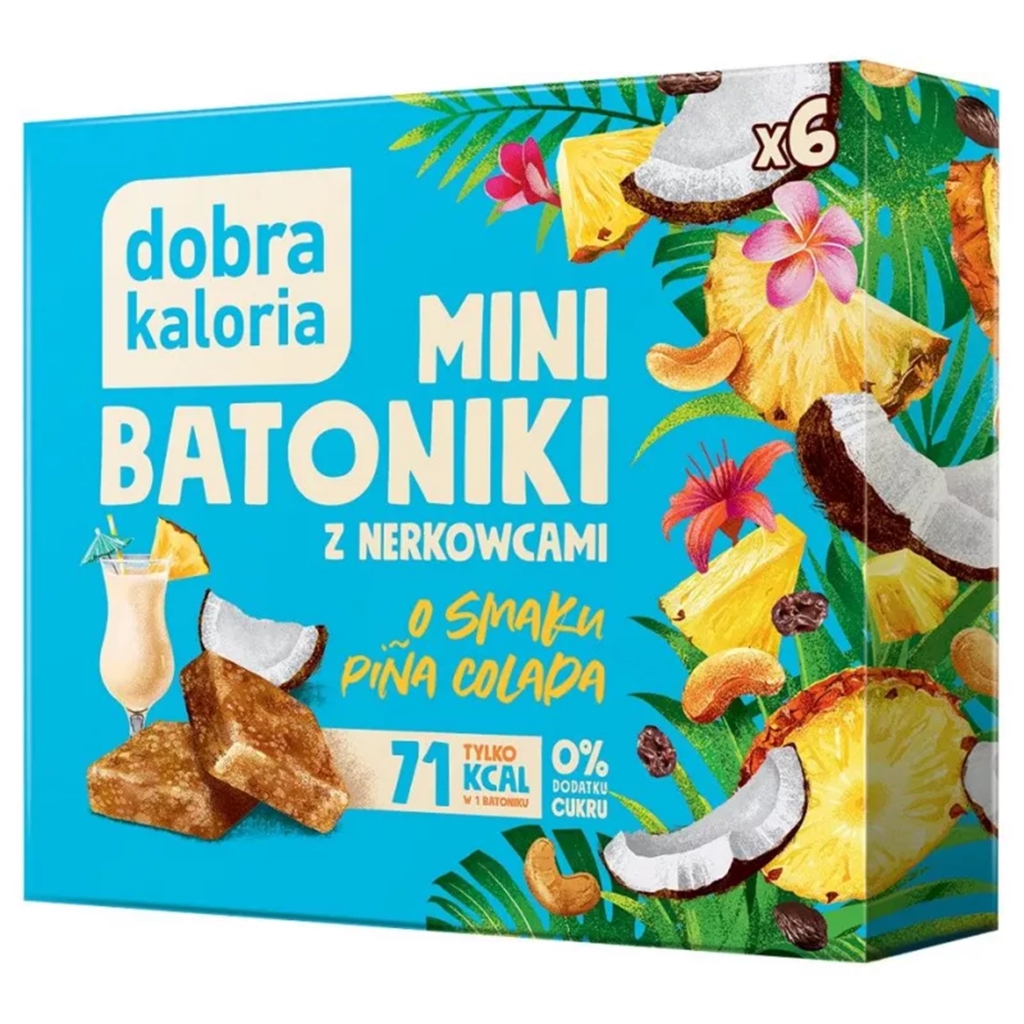 Mini batoniki o smaku pina colada bez dodatku cukru 102 g - Dobra Kaloria