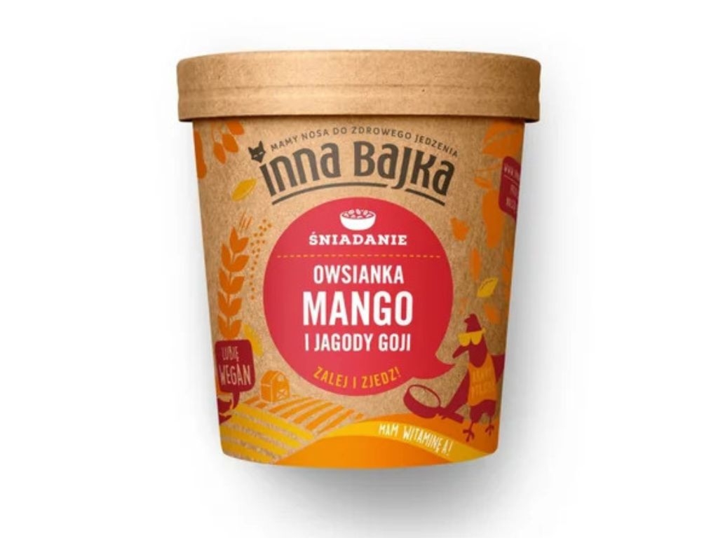 Owsianka mango i jagody goji 70g - Inna Bajka