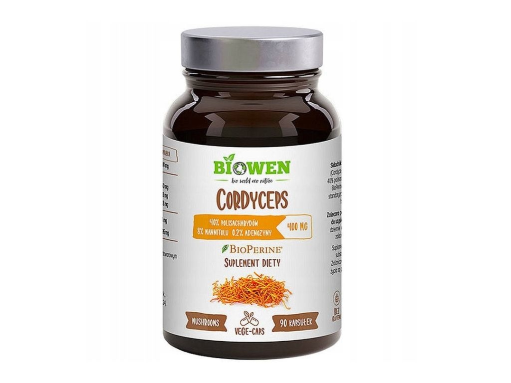 Ekstrakt z Cordyceps Sinensis 400mg 90 kaspułek - Biowen
