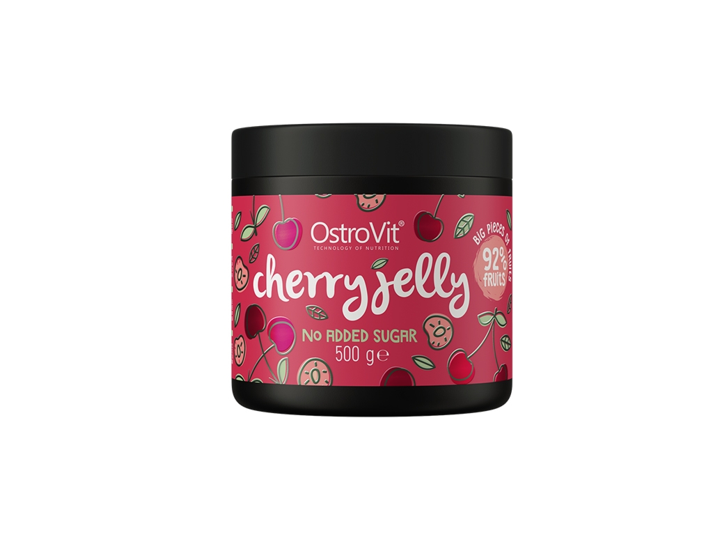 Owoce w żelu 500g wiśnia - Cherry Jelly - Ostrovit