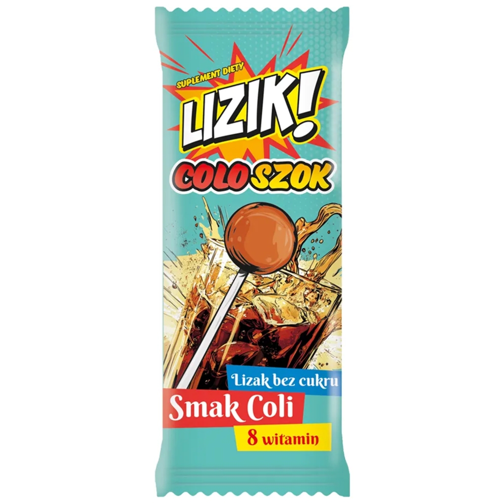 STARPHARMA LIZIK! COLOSZOK Lizak Bez Cukru o Smaku Coca-Coli 30szt - Starpharma
