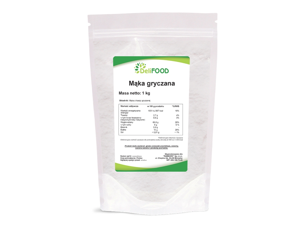 Mąka gryczana 1 kg - Delifood