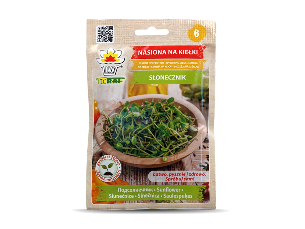Słonecznik nasiona kiełki 20g TORAF - Toraf