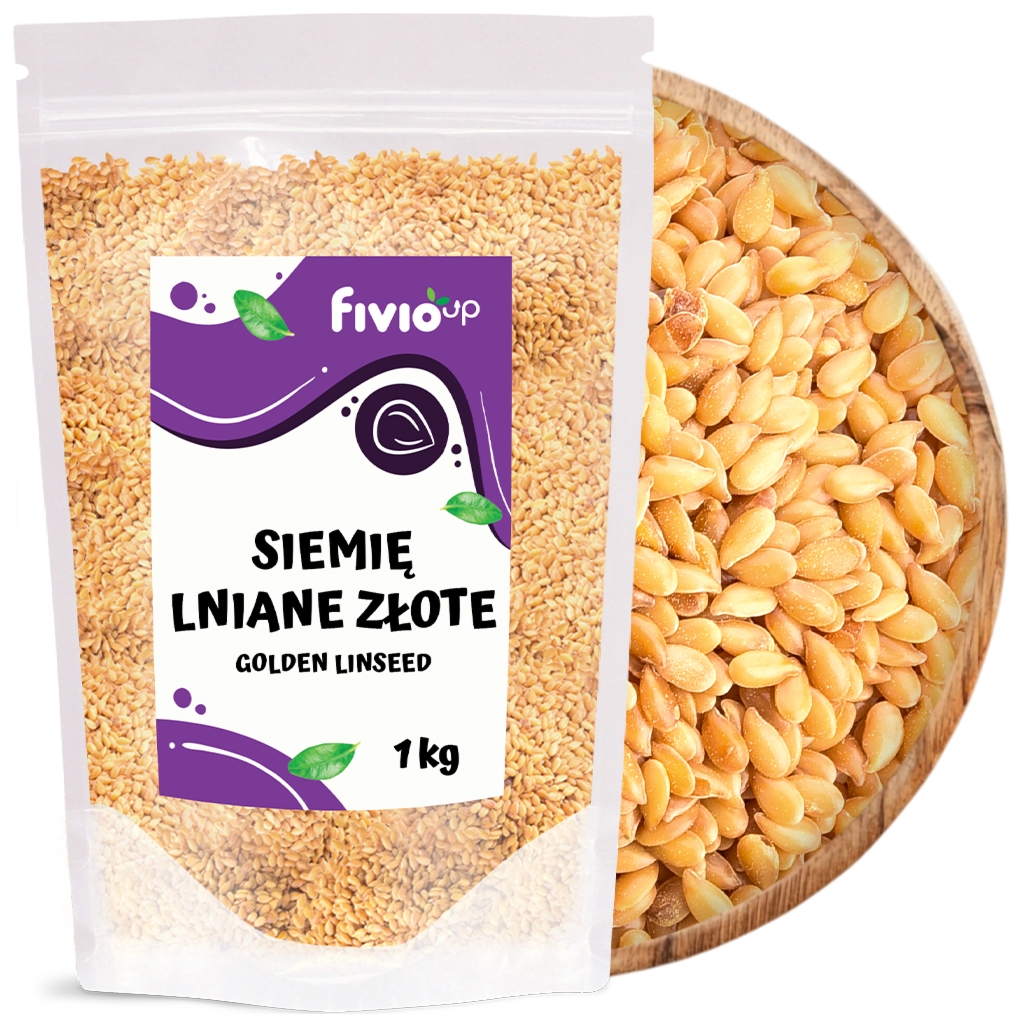 fivio Siemię lniane złote ziarno 1 kg - Fivio