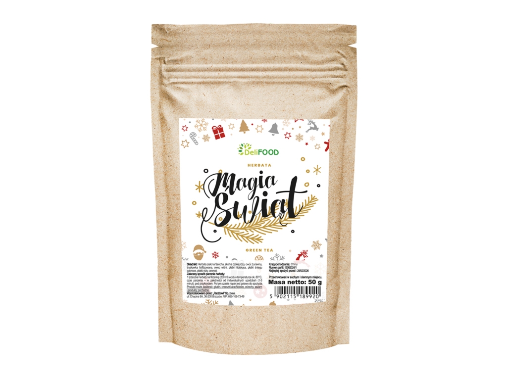 Herbata zielona Magia Świąt 50g - Delifood